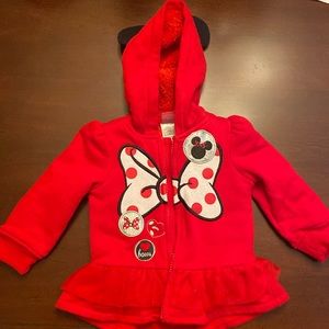 Disney two piece fleece jacket and long sleeve shirt. In excellent condition.
